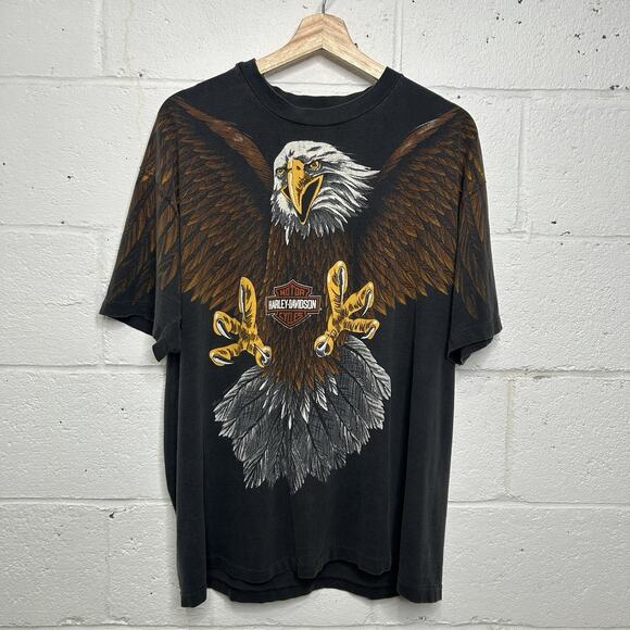 Vintage Harley Davidson Screaming Eagle AOP